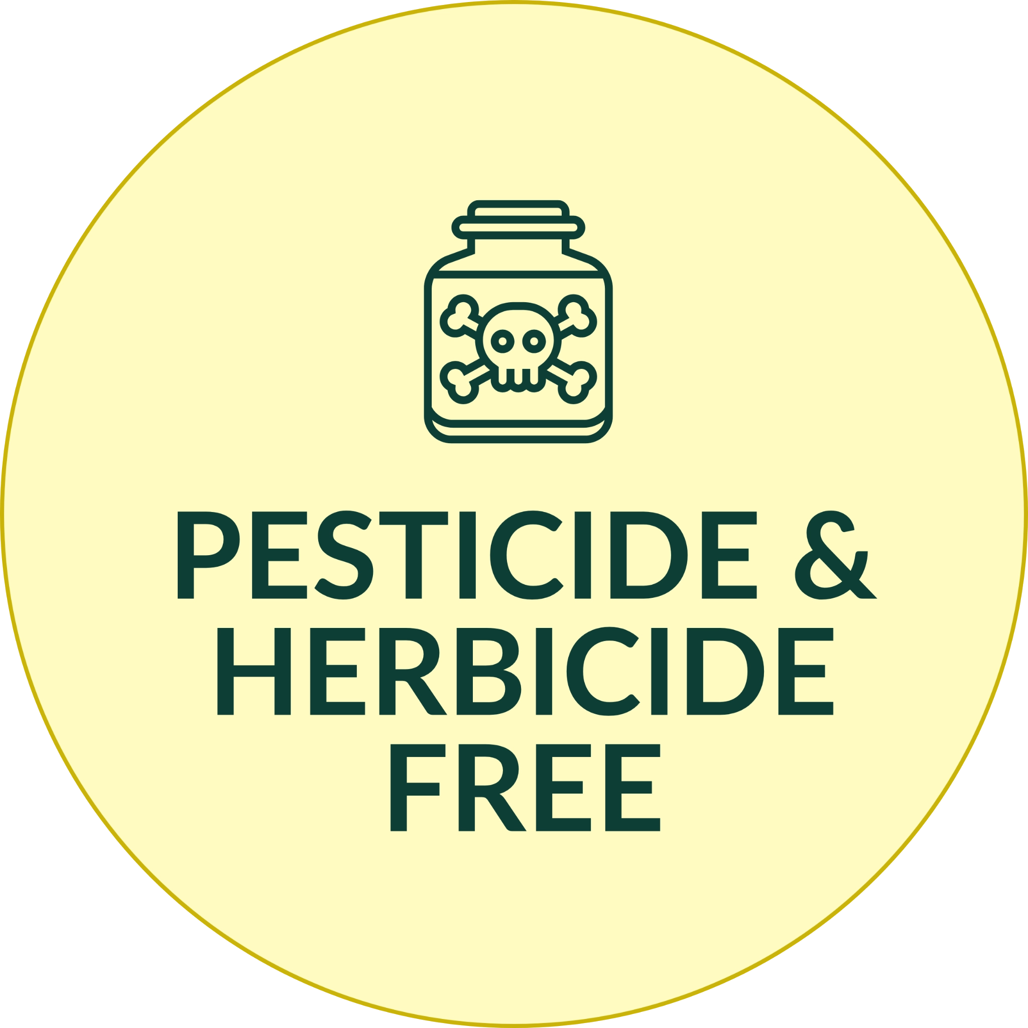 Pesticide & Herbicide Free
